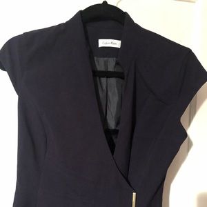 Calvin Klein Faux-Wrap Dress